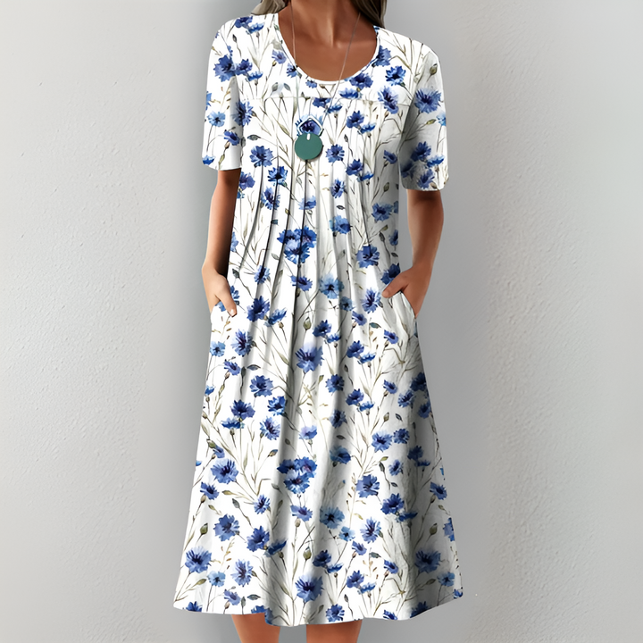 Olivia - Classic Floral Dress