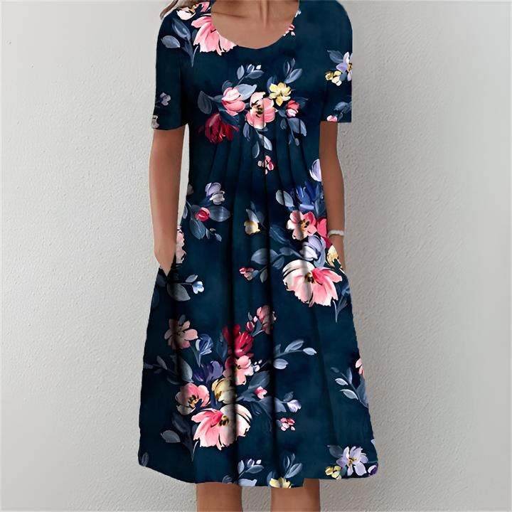 Olivia - Classic Floral Dress